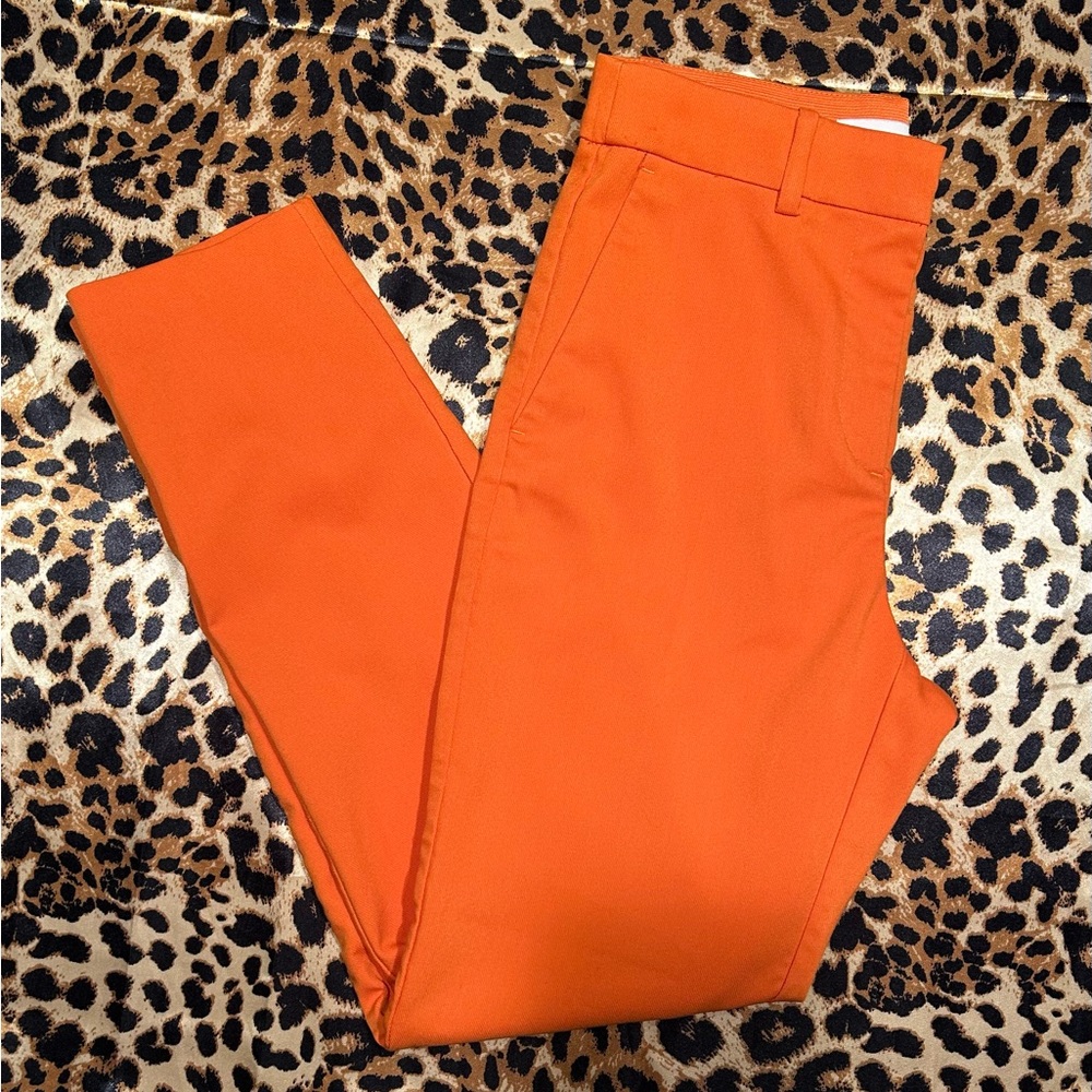H&M Bright Orange Dress Pants